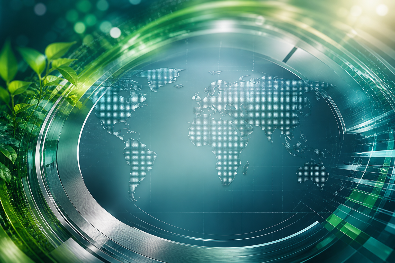 Global sustainable vision concept